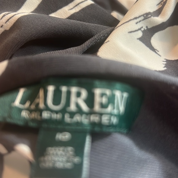 NWT RALPH LAUREN WRAP WAISTED MIDI DRESS SIZE 10. - Picture 5 of 6